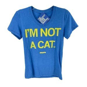 Raygun I’m Not A Cat size large NEW t tee shirt NWT womens crew neck
